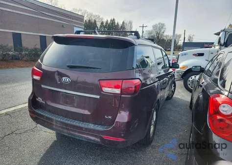 2016 Kia Sedona Lx из США, поврежденный, VIN KNDMB5C1XG6128511
